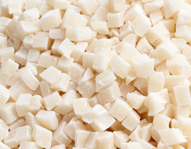Diced Frozen Coconut IQF